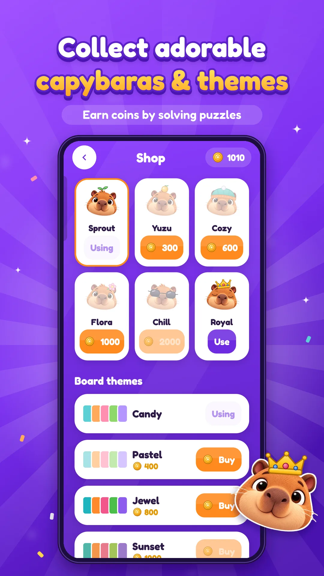 Collect capybaras