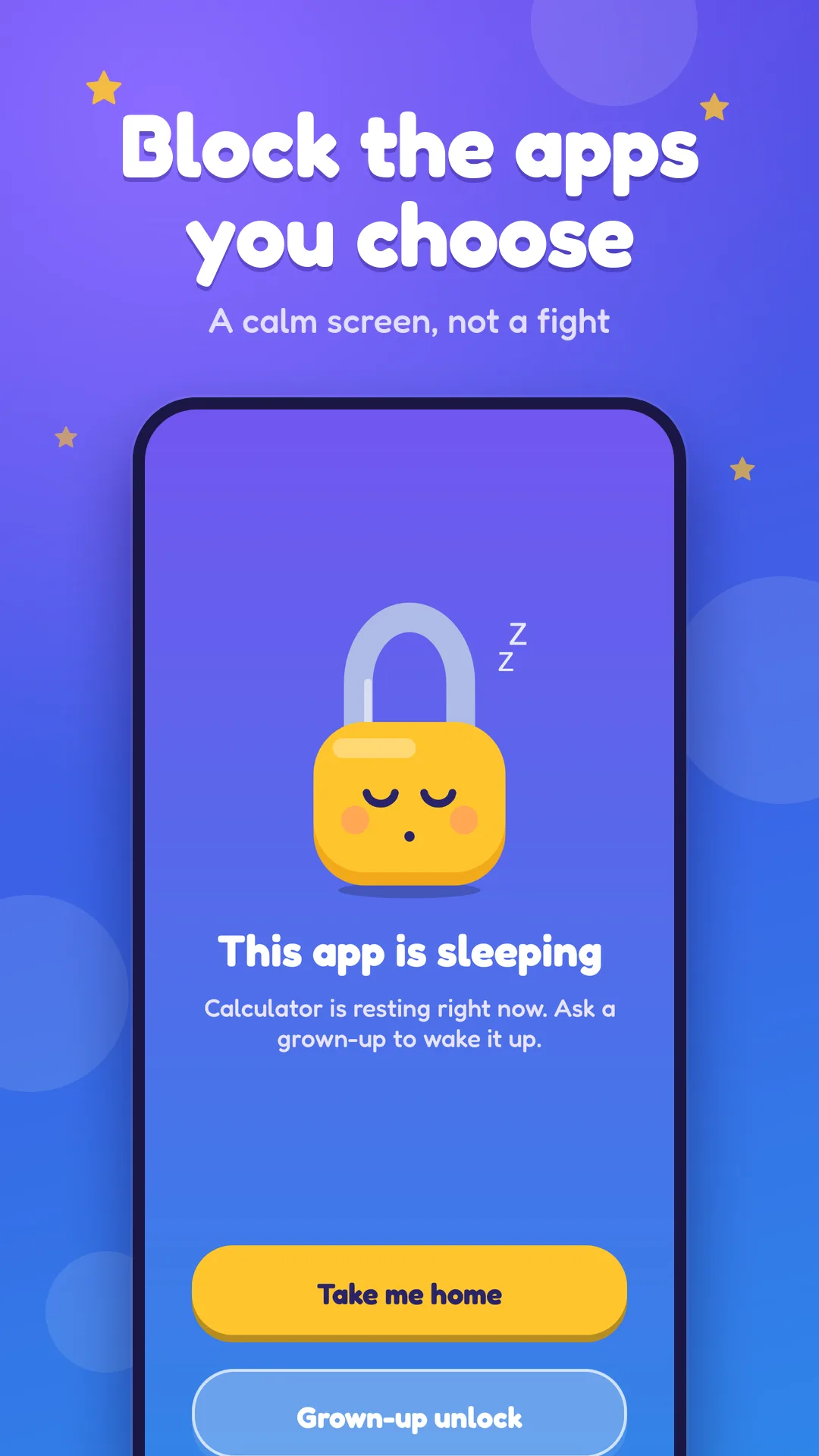 Block the apps you choose