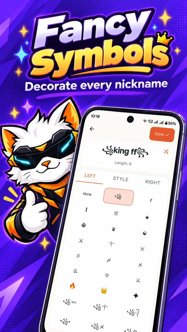 Decorate with symbols